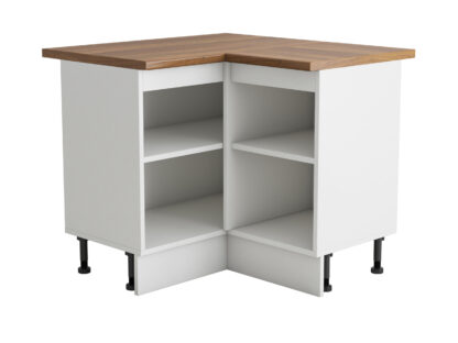 Coltar Alfa, alb, blat termic nuc, PAL, 100x83x60 cm - imagine 2