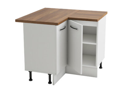 Coltar Alfa, alb, blat termic nuc, PAL, 100x83x60 cm - imagine 3