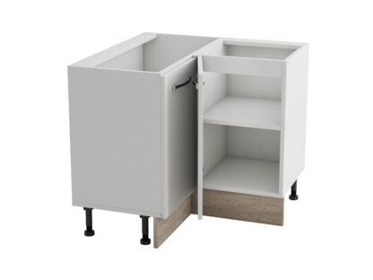 Coltar Alfa, alb sonoma, PAL, 90x81x46 cm - imagine 3