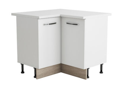 Coltar Alfa, alb sonoma, blat alb, PAL, 100x83x60 cm