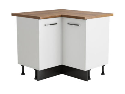 Coltar Alfa, alb wenge, blat termic nuc, PAL, 100x83x60 cm