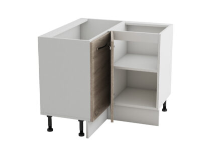 Coltar Alfa, sonoma alb, PAL, 90x81x46 cm - imagine 3