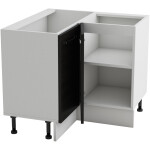 Coltar Alfa, wenge alb, PAL, 90x81x46 cm - imagine 3