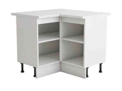 Coltar Alfa, sonoma alb, blat alb, PAL, 100x83x60 cm - imagine 2