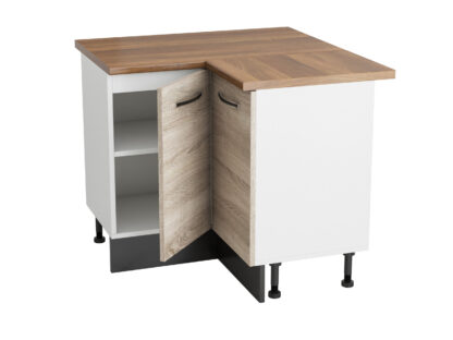 Coltar Alfa, sonoma wenge, blat termic nuc, PAL, 100x83x60 cm - imagine 4