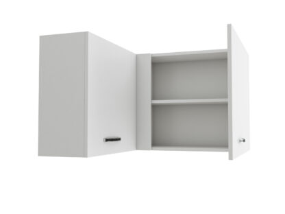 Coltar Alfa, suspendat, alb, PAL, 70x65x30 cm - imagine 3