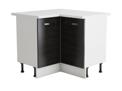 Coltar Alfa, wenge alb, blat alb, PAL, 100x83x60 cm
