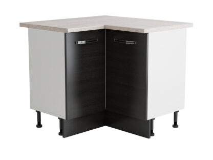 Coltar Alfa, wenge, blat travertin, PAL, 100x83x60 cm