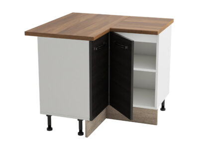 Coltar Alfa, wenge sonoma, blat termic nuc, PAL, 100x83x60 cm - imagine 2