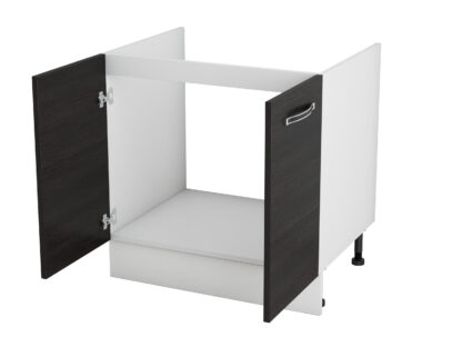 Masca chiuveta, Alfa, wenge alb, PAL, 80x50x81 cm - imagine 3