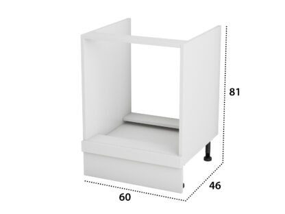 Corp cuptor, Alfa, alb, 60x81x46 cm - imagine 4