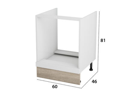 Corp cuptor, Alfa, alb sonoma, 60x81x46 cm - imagine 4