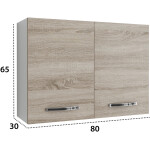 Corp superior, Alfa, sonoma, PAL, 80x65x30 cm - imagine 4