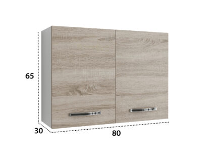 Corp superior, Alfa, sonoma, PAL, 80x65x30 cm - imagine 4