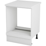 Corp cuptor, Alfa, alb, blat alb, 83x60x60 cm - imagine 3