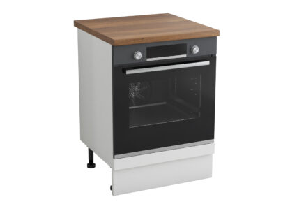 Corp cuptor, Alfa, alb, blat termic nuc, 83x60x60 cm
