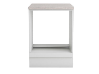 Corp cuptor, Alfa, alb, blat travertin, 83x60x60 cm - imagine 2