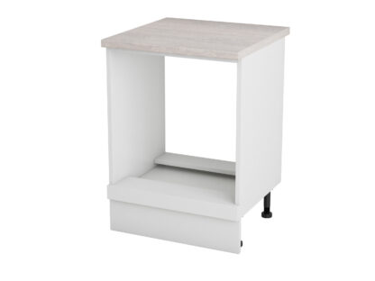 Corp cuptor, Alfa, alb, blat travertin, 83x60x60 cm - imagine 3
