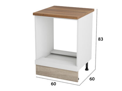 Corp cuptor, Alfa, alb sonoma, blat termic nuc, 83x60x60 cm - imagine 4