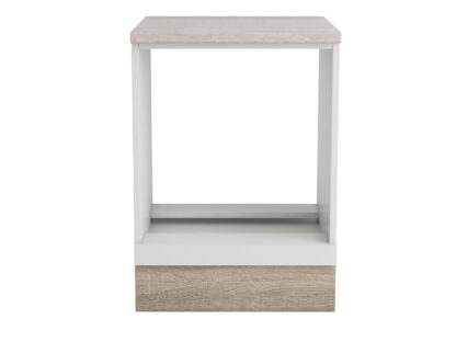 Corp cuptor, Alfa, alb sonoma, blat travertin, 83x60x60 cm - imagine 2