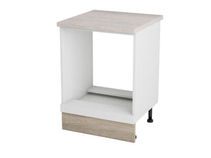 Corp cuptor, Alfa, alb sonoma, blat travertin, 83x60x60 cm - imagine 3