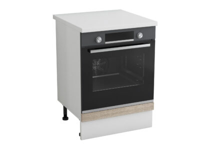 Corp cuptor, Alfa, sonoma alb, blat alb, 83x60x60 cm