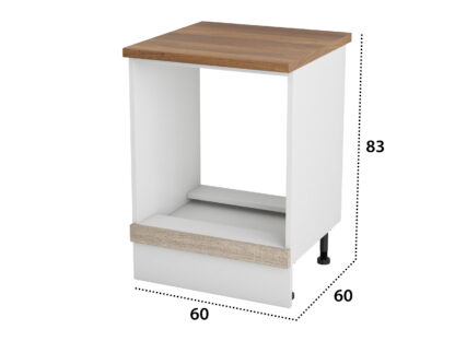 Corp cuptor, Alfa, sonoma alb, blat termic nuc, 83x60x60 cm - imagine 3