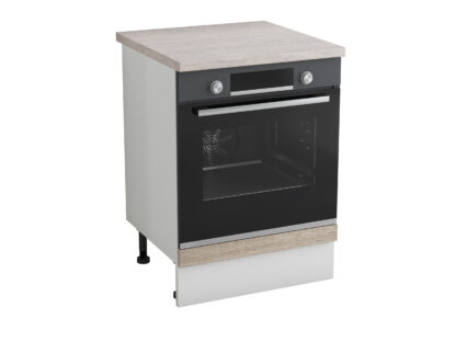 Corp cuptor, Alfa, sonoma alb, blat travertin, 83x60x60 cm