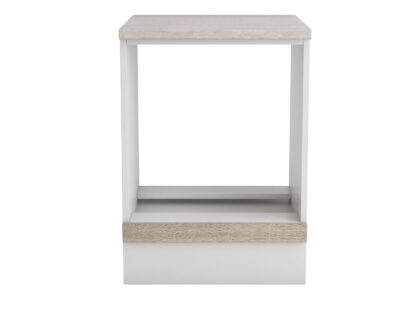 Corp cuptor, Alfa, sonoma alb, blat travertin, 83x60x60 cm - imagine 2