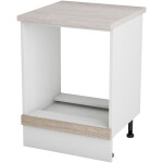 Corp cuptor, Alfa, sonoma alb, blat travertin, 83x60x60 cm - imagine 3