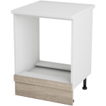 Corp cuptor, Alfa, sonoma, blat alb, 83x60x60 cm - imagine 3