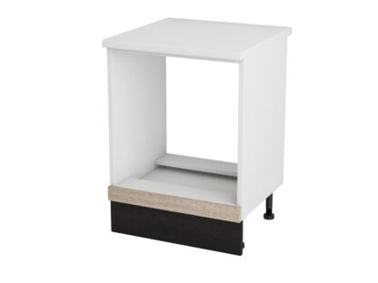 Corp cuptor, Alfa, sonoma wenge, blat alb, 83x60x60 cm - imagine 3