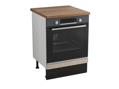 Corp cuptor, Alfa, sonoma wenge, blat termic nuc, 83x60x60 cm