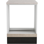 Corp cuptor, Alfa, sonoma wenge, blat travertin, 83x60x60 cm - imagine 2