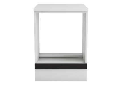 Corp cuptor, Alfa, wenge alb, blat alb, 83x60x60 cm - imagine 2