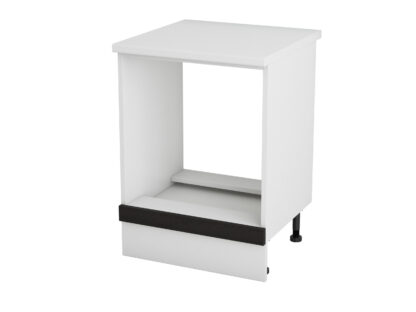 Corp cuptor, Alfa, wenge alb, blat alb, 83x60x60 cm - imagine 3