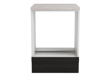 Corp cuptor, Alfa, wenge, blat travertin, 83x60x60 cm - imagine 2