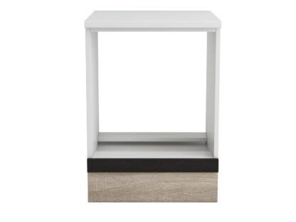 Corp cuptor, Alfa, wenge sonoma, blat alb, 83x60x60 cm - imagine 2