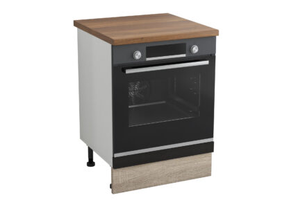 Corp cuptor, Alfa, wenge sonoma, blat termic nuc, 83x60x60 cm