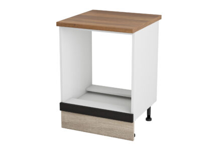 Corp cuptor, Alfa, wenge sonoma, blat termic nuc, 83x60x60 cm - imagine 3
