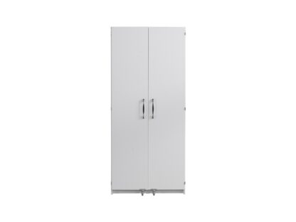 Dulap depozitare Demre, alb, 92x202 cm - imagine 3