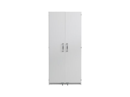 Dulap depozitare Demre, alb, 92x202 cm - imagine 5