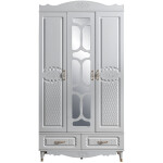 Dressing Nergis 3D alb cu oglinda, 120 x 220 cm - imagine 4