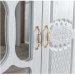 Dressing Nergis 3D alb cu oglinda, 120 x 220 cm - imagine 5
