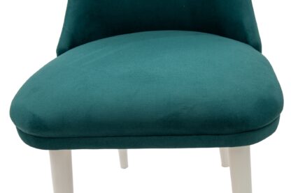 Scaun living, Stela Lux, Albastru, 45x50x86 cm - imagine 8