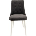 Scaun living, Stela Lux, Negru, 45x50x86 cm - imagine 2