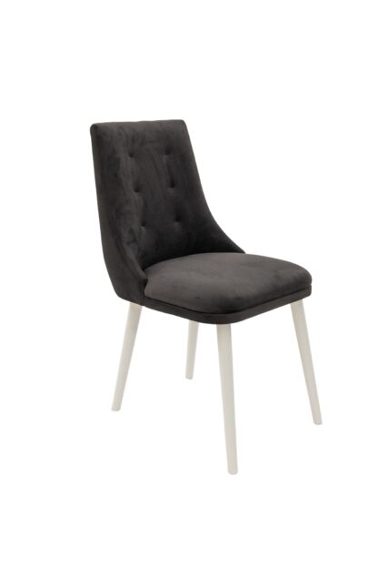 Scaun living, Stela Lux, Negru, 45x50x86 cm