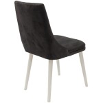 Scaun living, Stela Lux, Negru, 45x50x86 cm - imagine 4