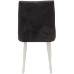 Scaun living, Stela Lux, Negru, 45x50x86 cm - imagine 5