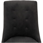 Scaun living, Stela Lux, Negru, 45x50x86 cm - imagine 7
